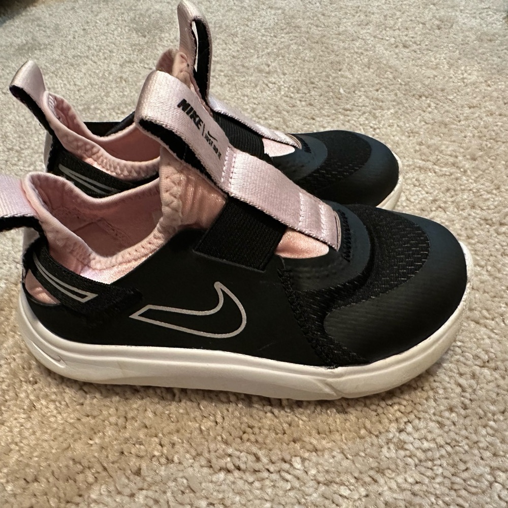 Nike Kids Black and Pink Shoes